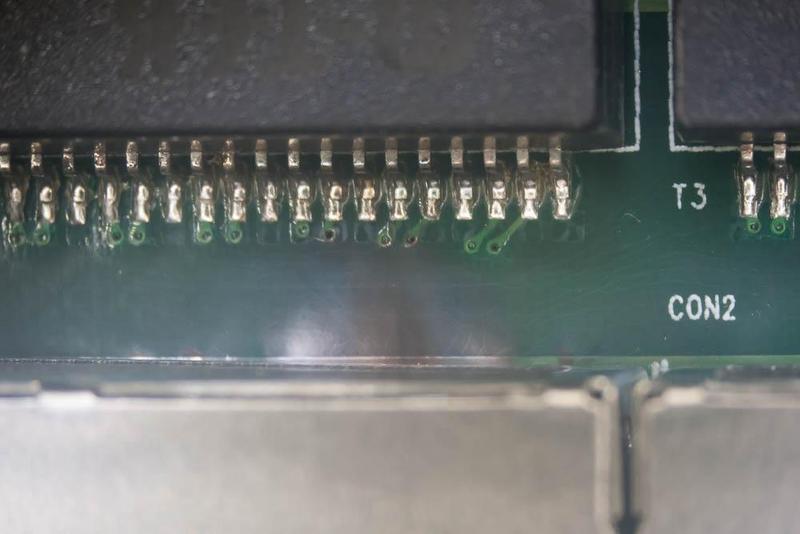 carbonization on ethernet switch circuit board