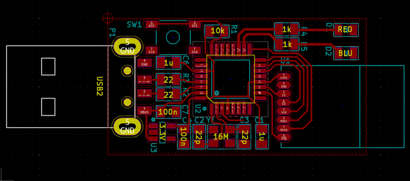 RF24 PCB layout
